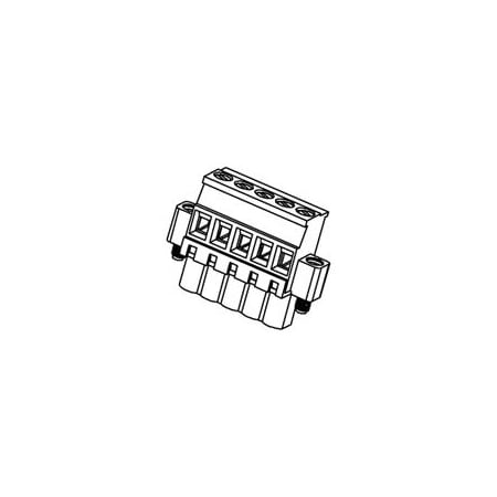 Molex 5.08Mm Euro Plug Vert Me Fwe Blk 3Ckt 395373003